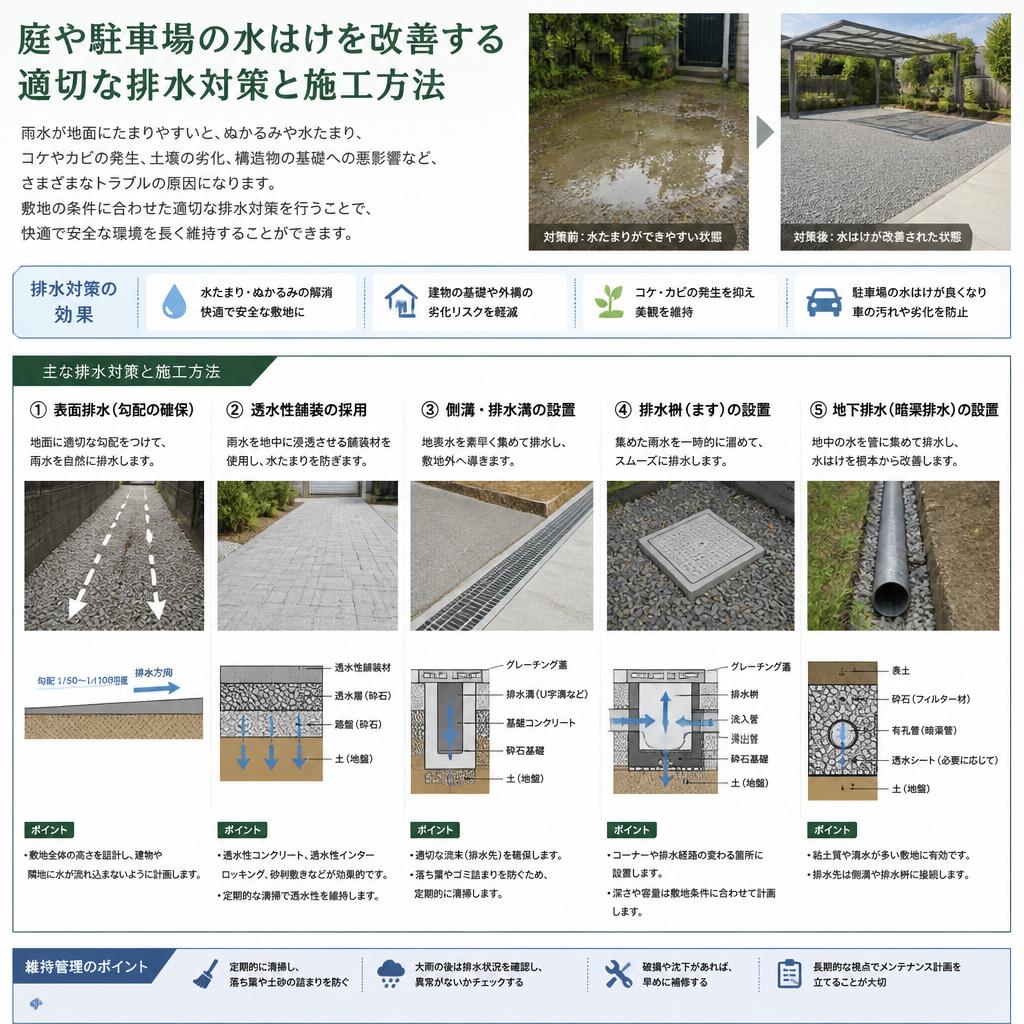 効果的な泥濘対策