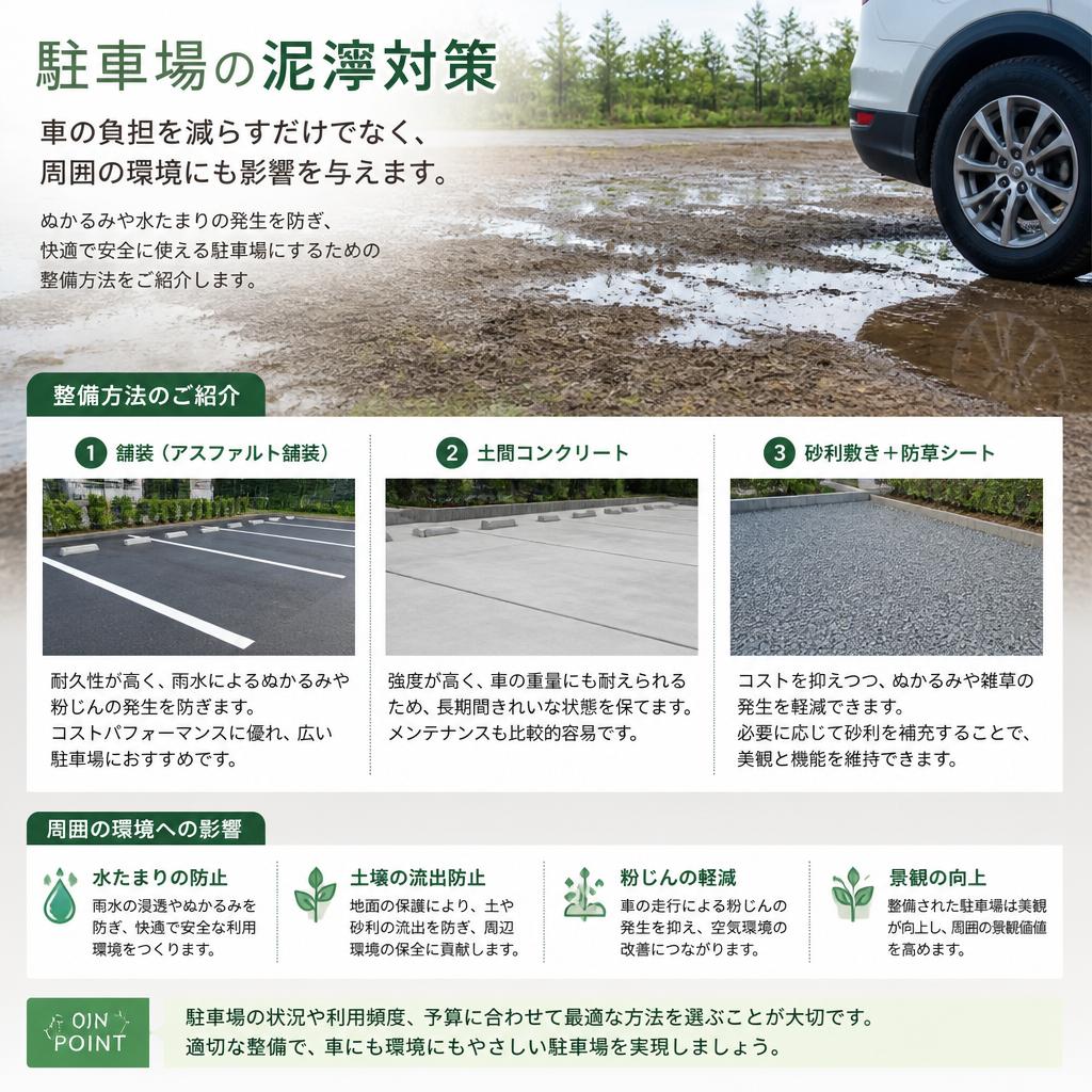 駐車場整備の重要性