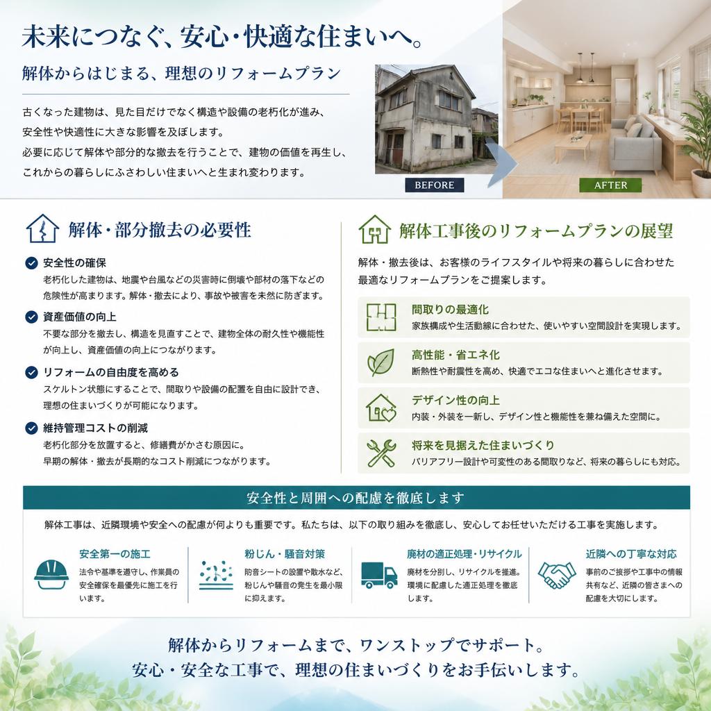 解体工事の重要性