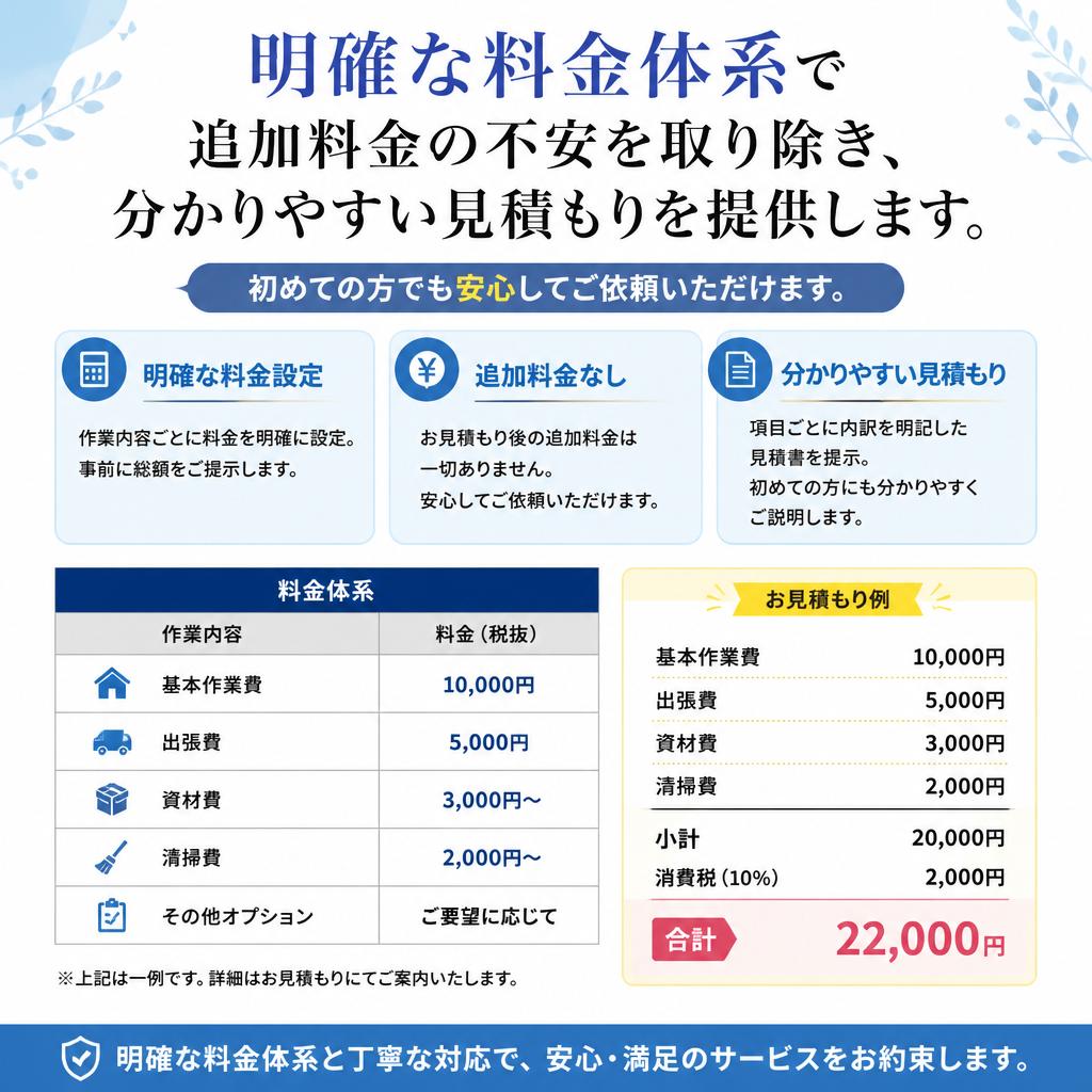 安心の料金体系