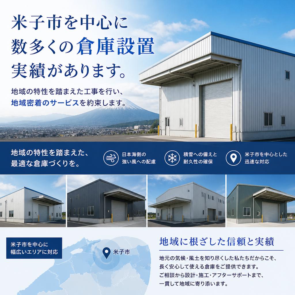 米子市内での施工実績