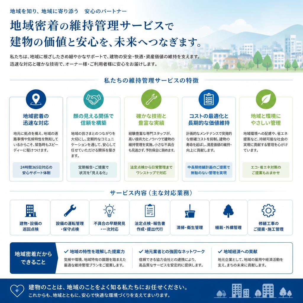 当社の維持管理サービス