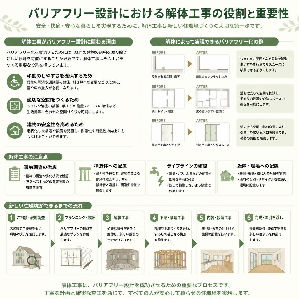 解体工事の重要性と考慮事項
