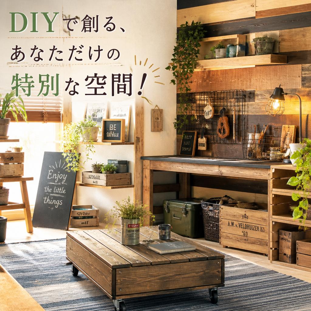 DIYで創る、あなただけの特別な空間！
