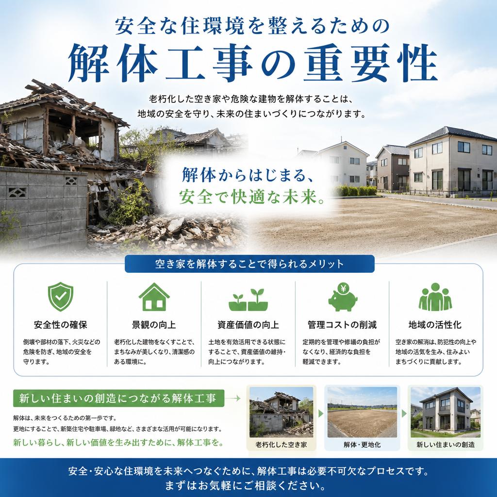 解体工事の重要性