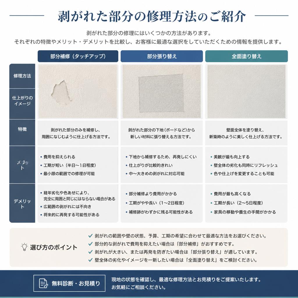 効果的な修理方法