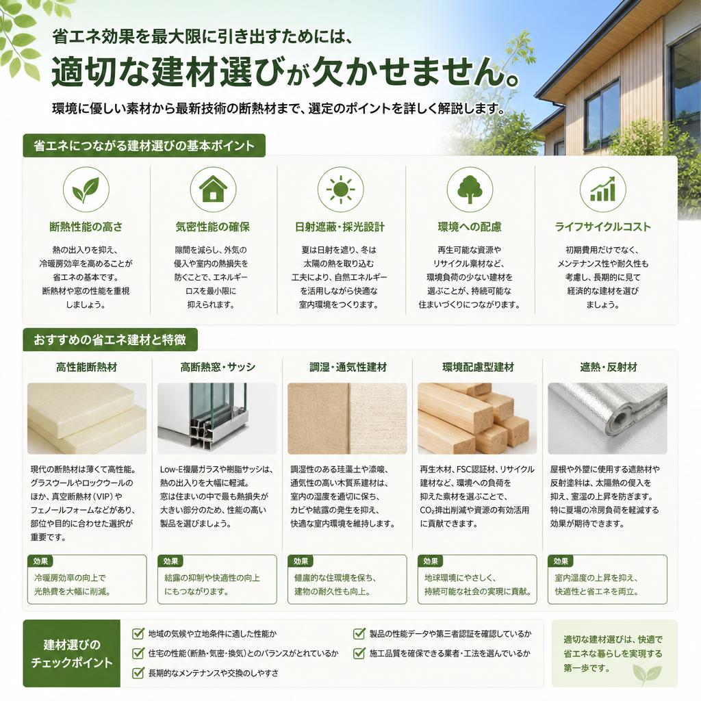こだわりの建材選び