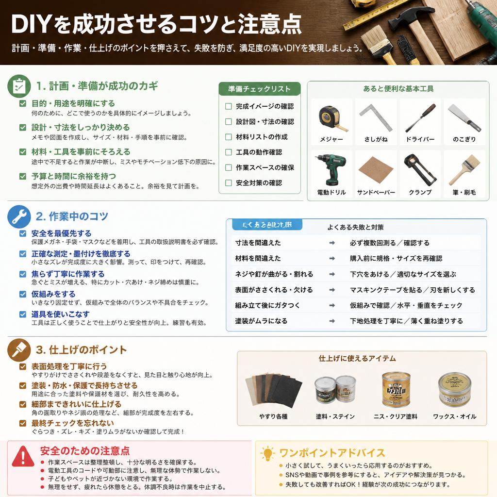 4. 失敗しないDIYのためのポイント
