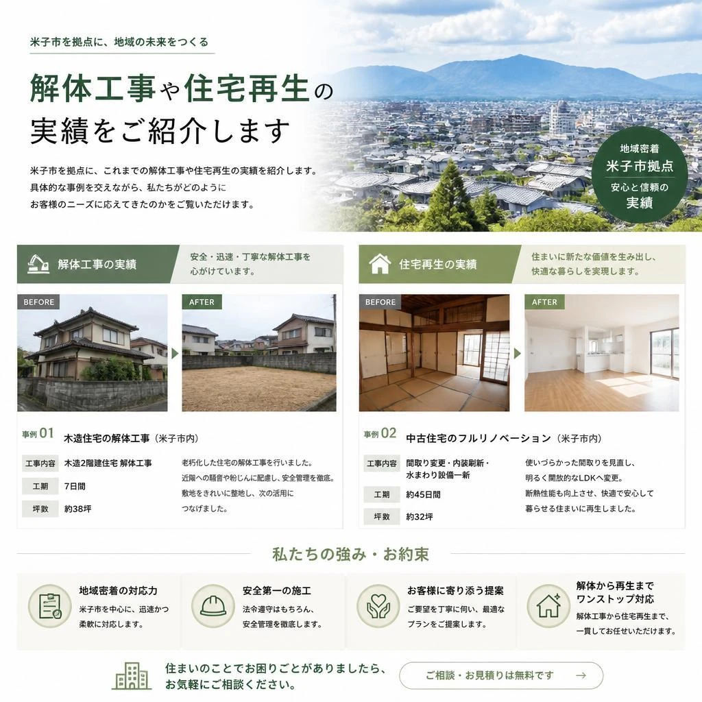 実績のご紹介