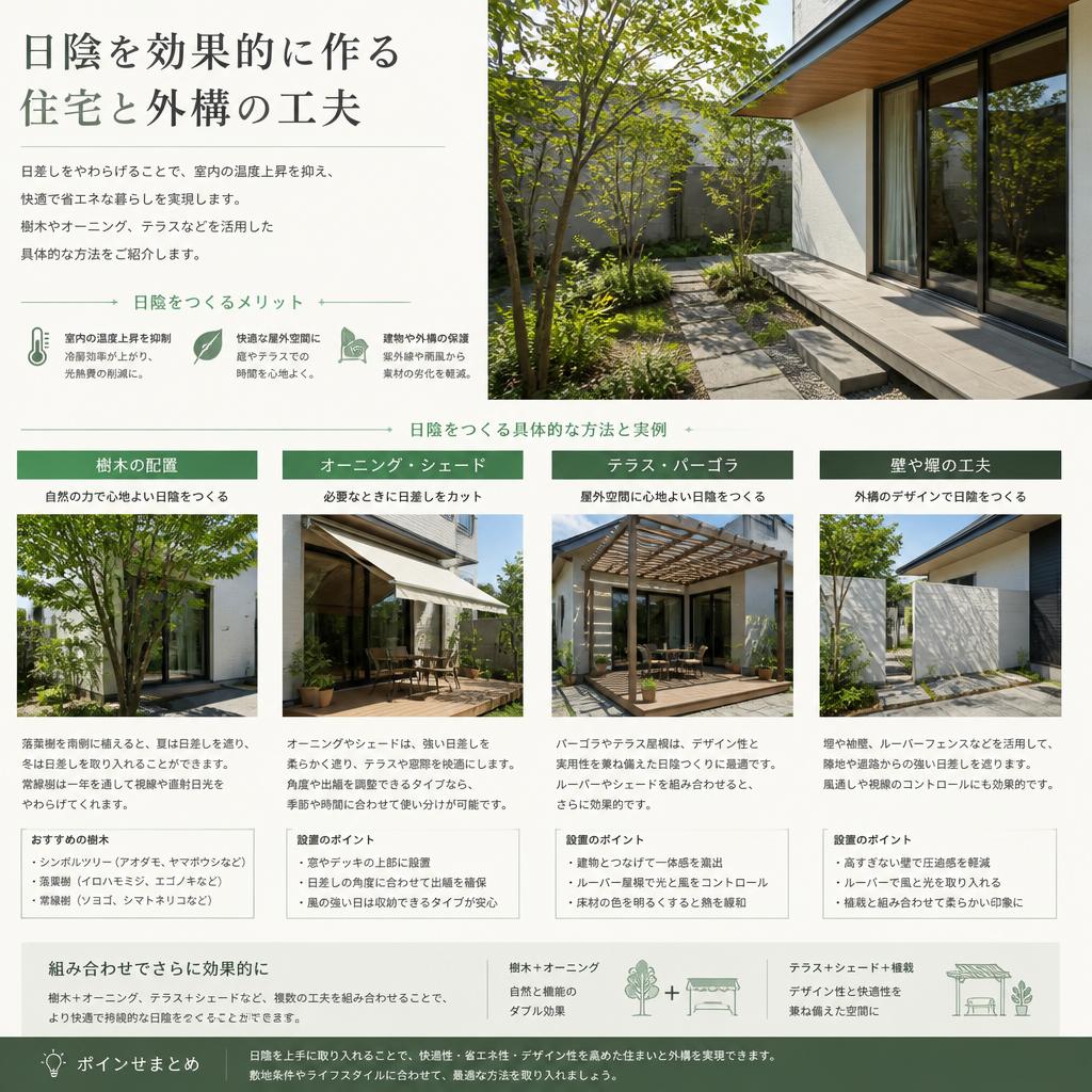 2. 日陰作りの重要性と方法