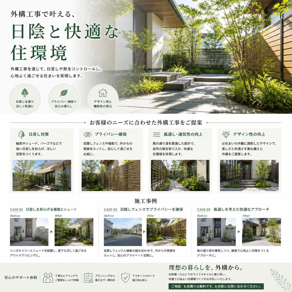 4. 外溝工事で実現する快適空間