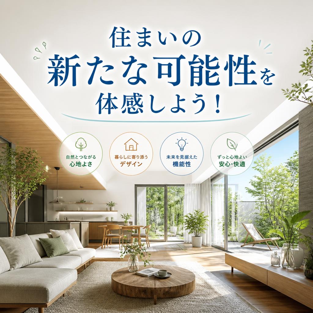 住まいの新たな可能性を体感しよう！