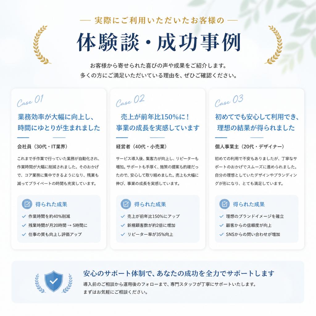 お客様の声
