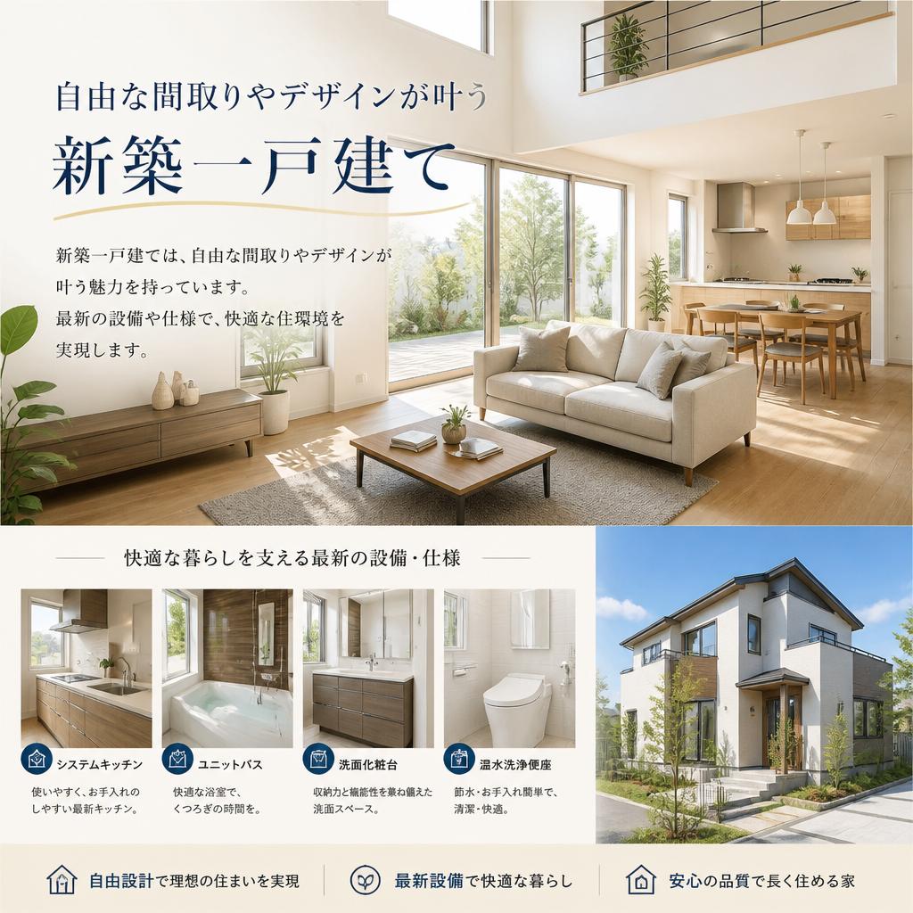 新築一戸建ての魅力
