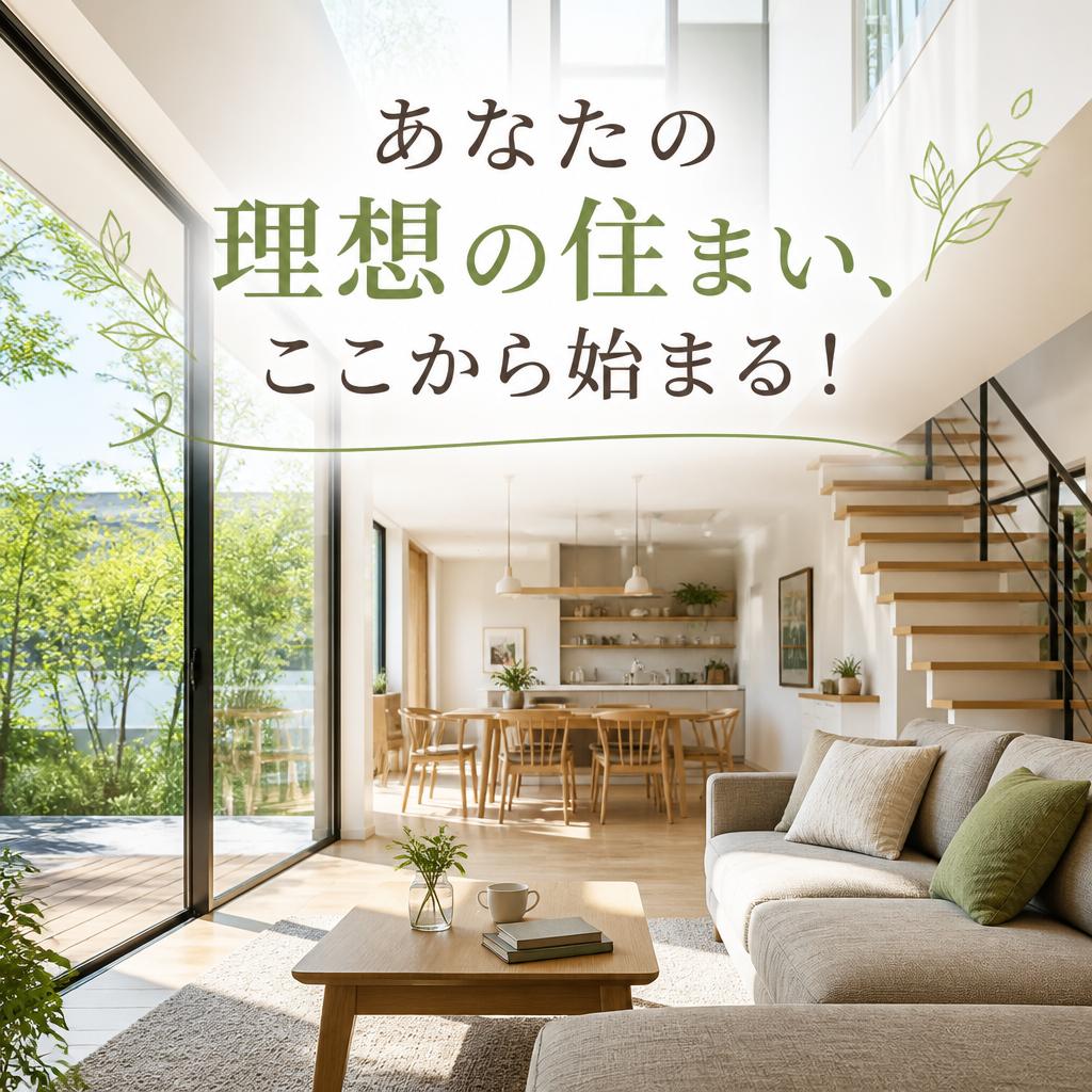 あなたの理想の住まい、ここから始まる！