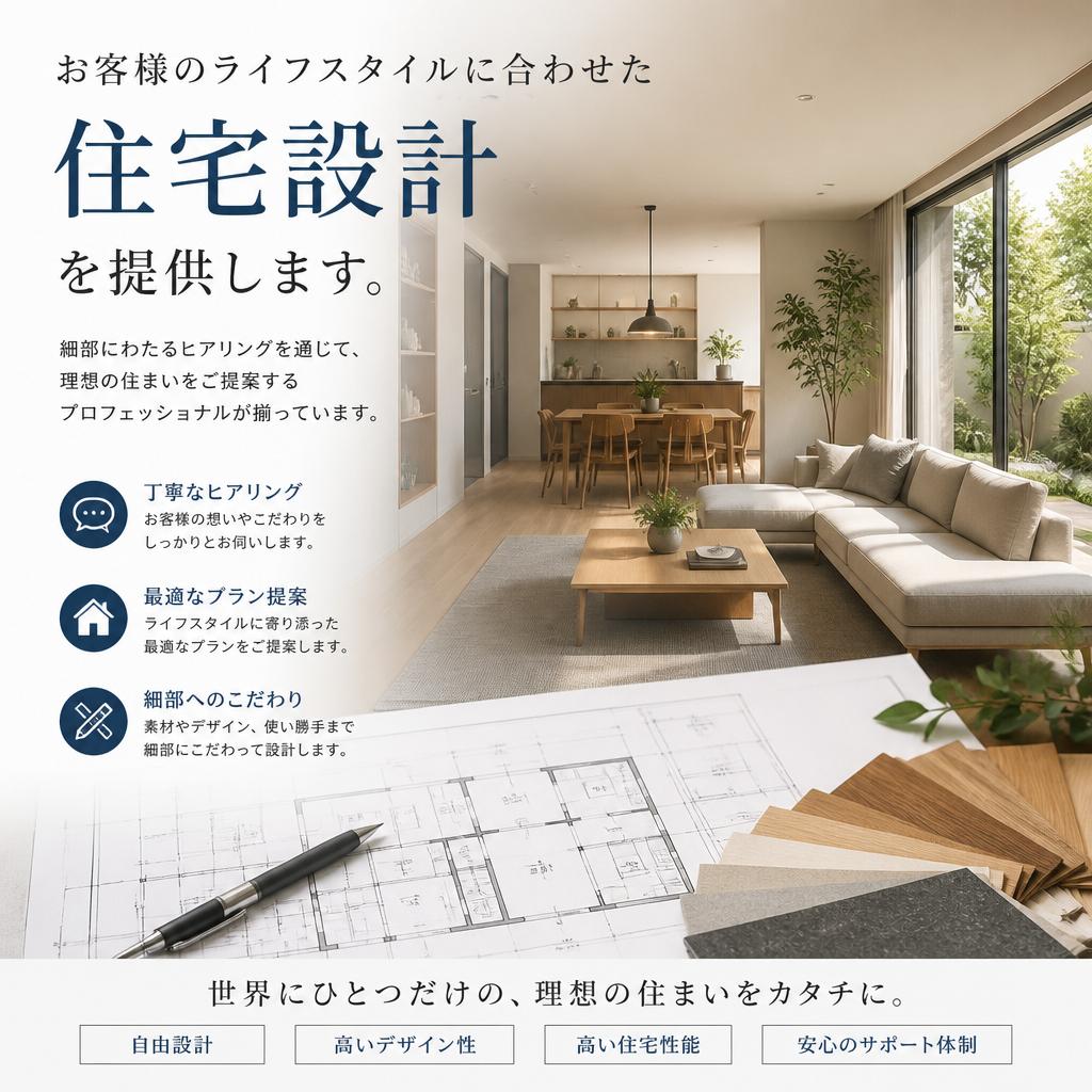 住宅設計のプロフェッショナル