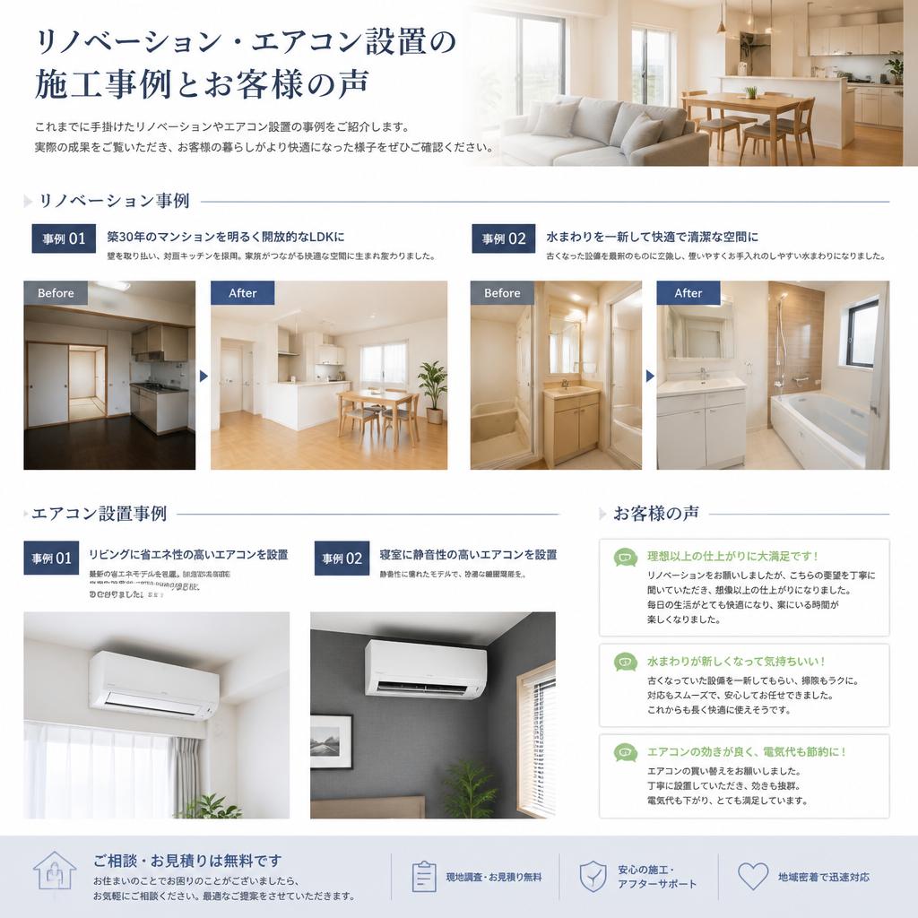 お客様の声・事例紹介