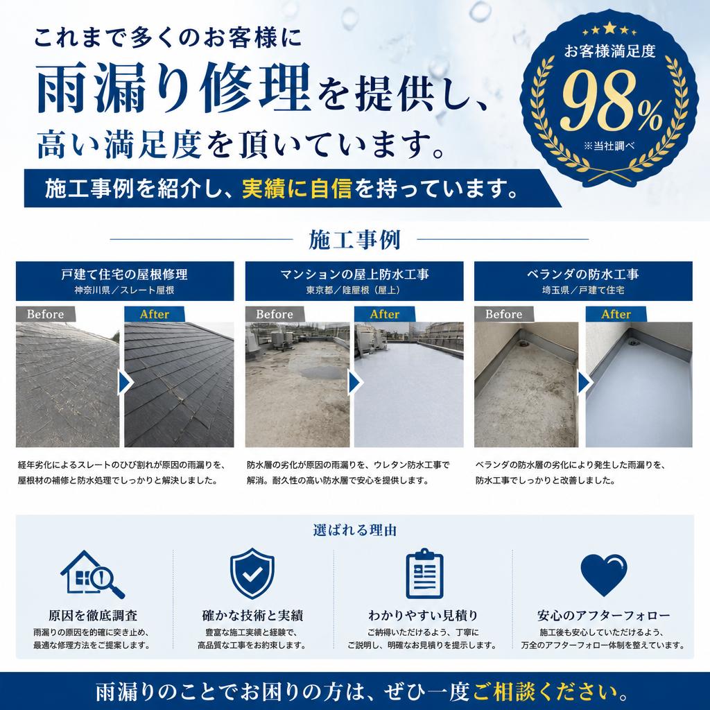 実績と信頼の証明