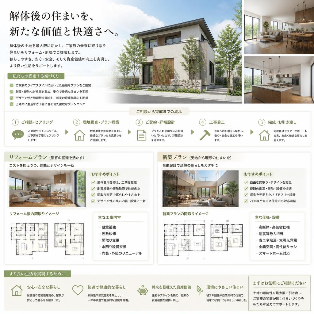 住宅リフォームと新しい生活の提案