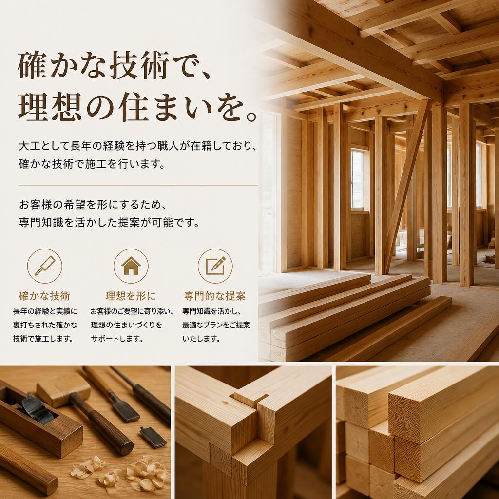 経験豊富な職人がサポート