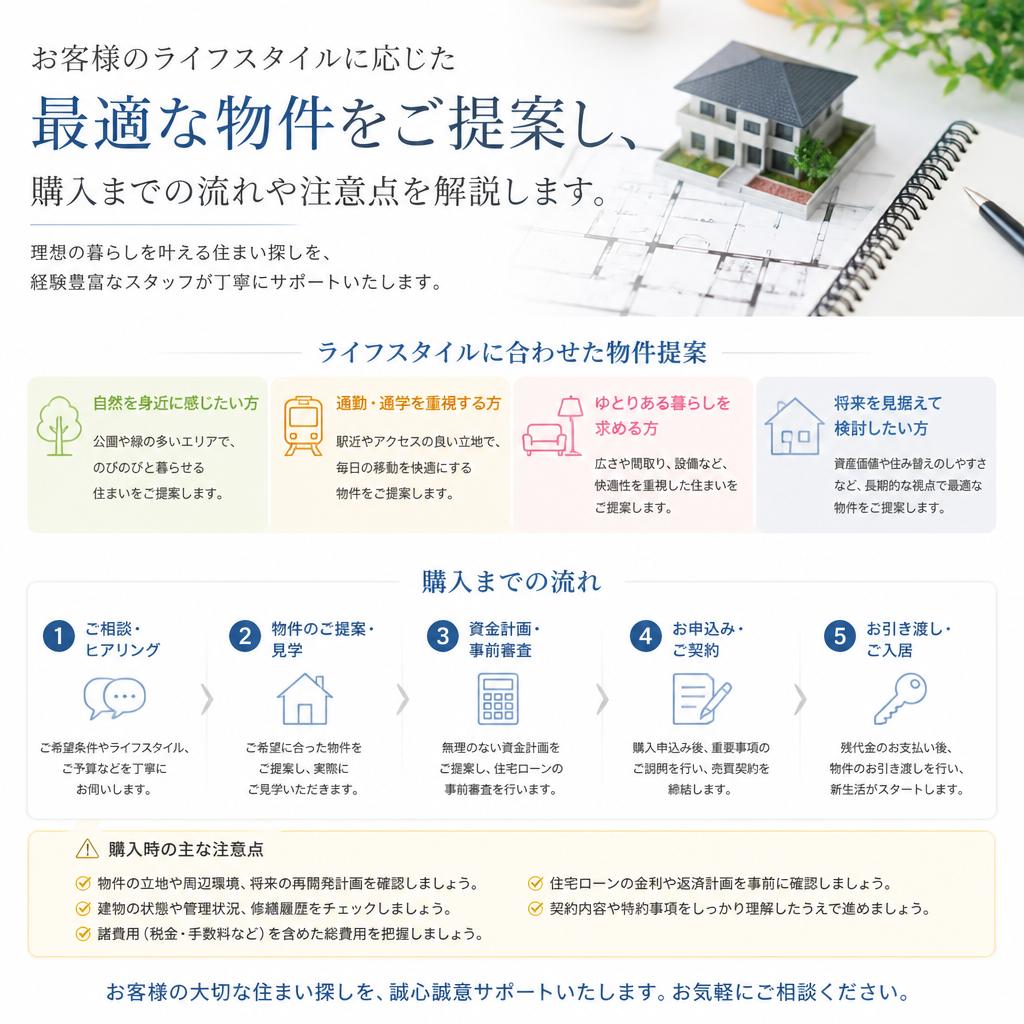 2. 理想の住まい探しをサポート