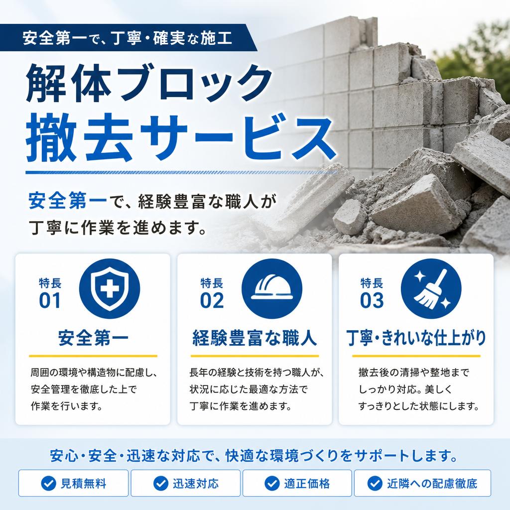 3. 当社の解体サービスの特長