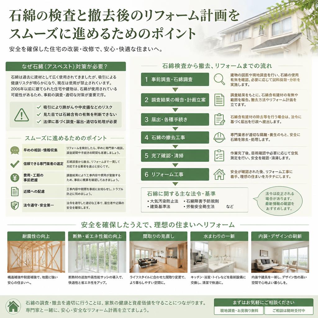 リフォーム計画をスムーズに