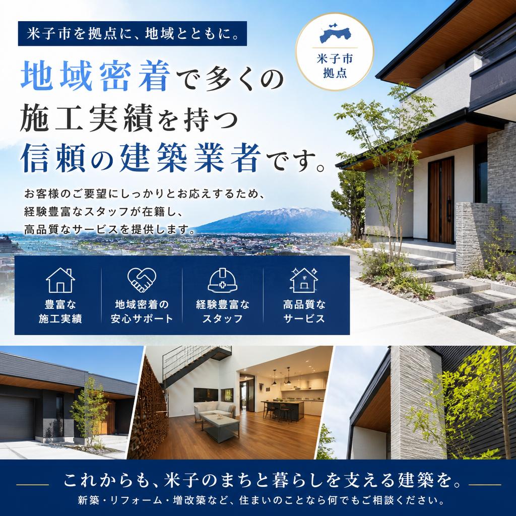 米子の建築業者としての信頼性