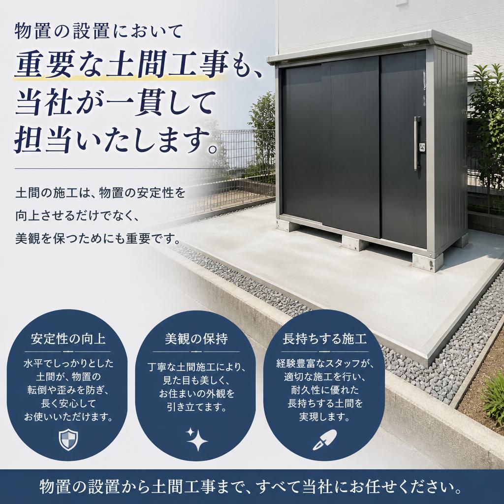 土間工事もお任せ！