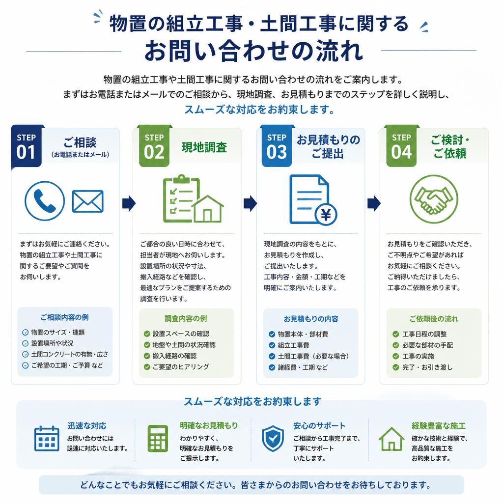 お問い合わせの流れ