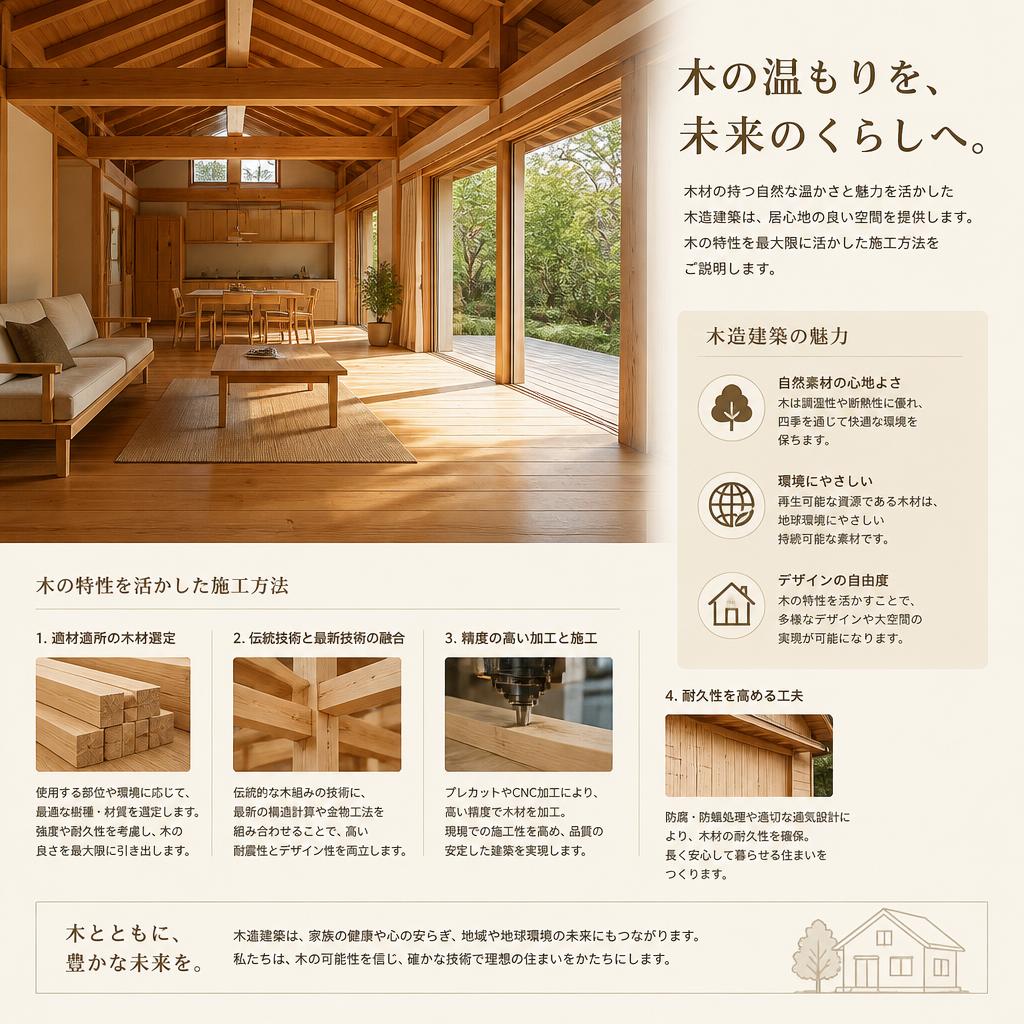 木造建築ならではの温もり